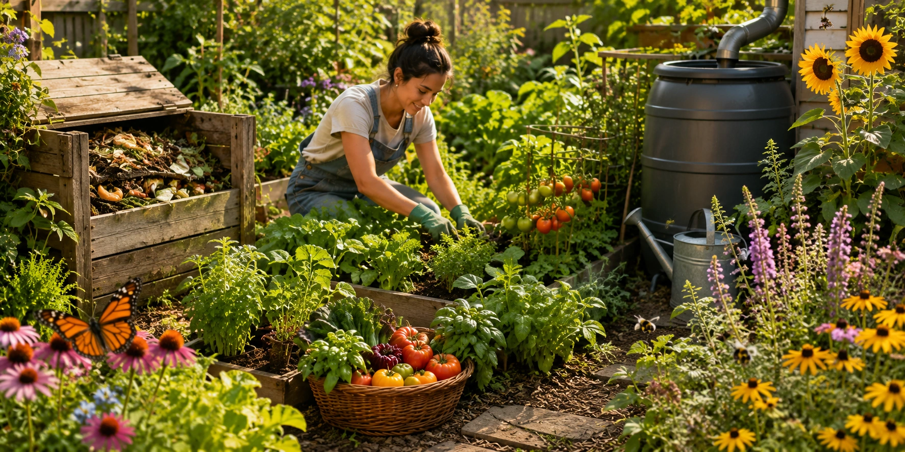 Our mission - Growing a sustainable and beautiful garden