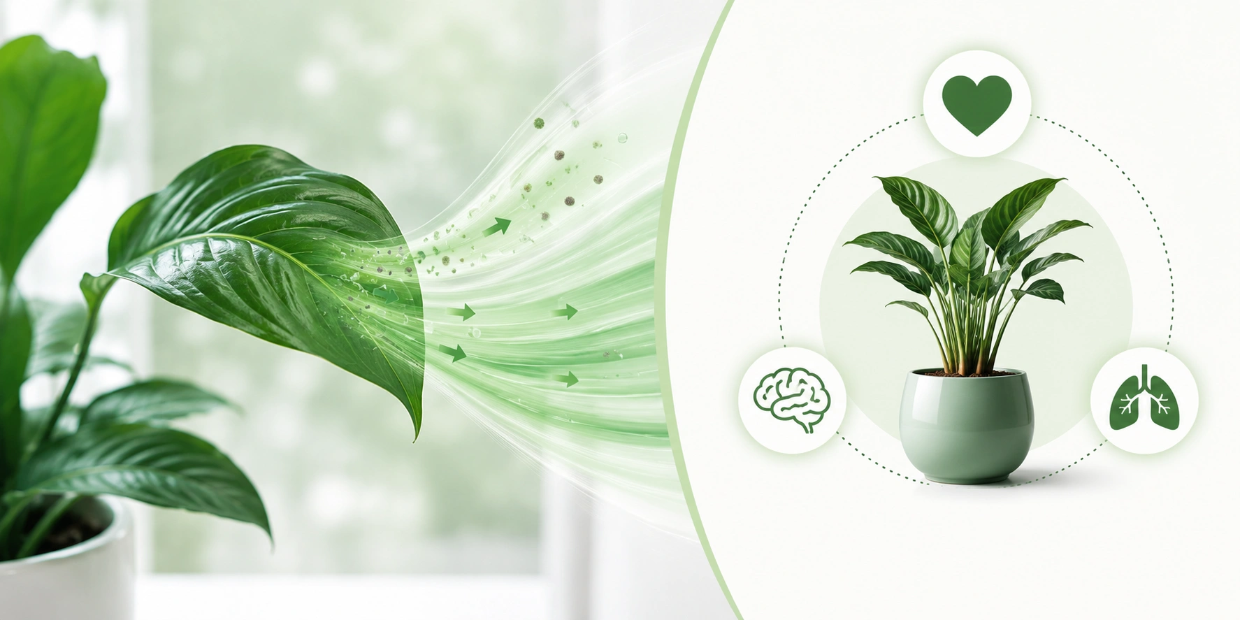 Benefits of air purifying plants in home interior