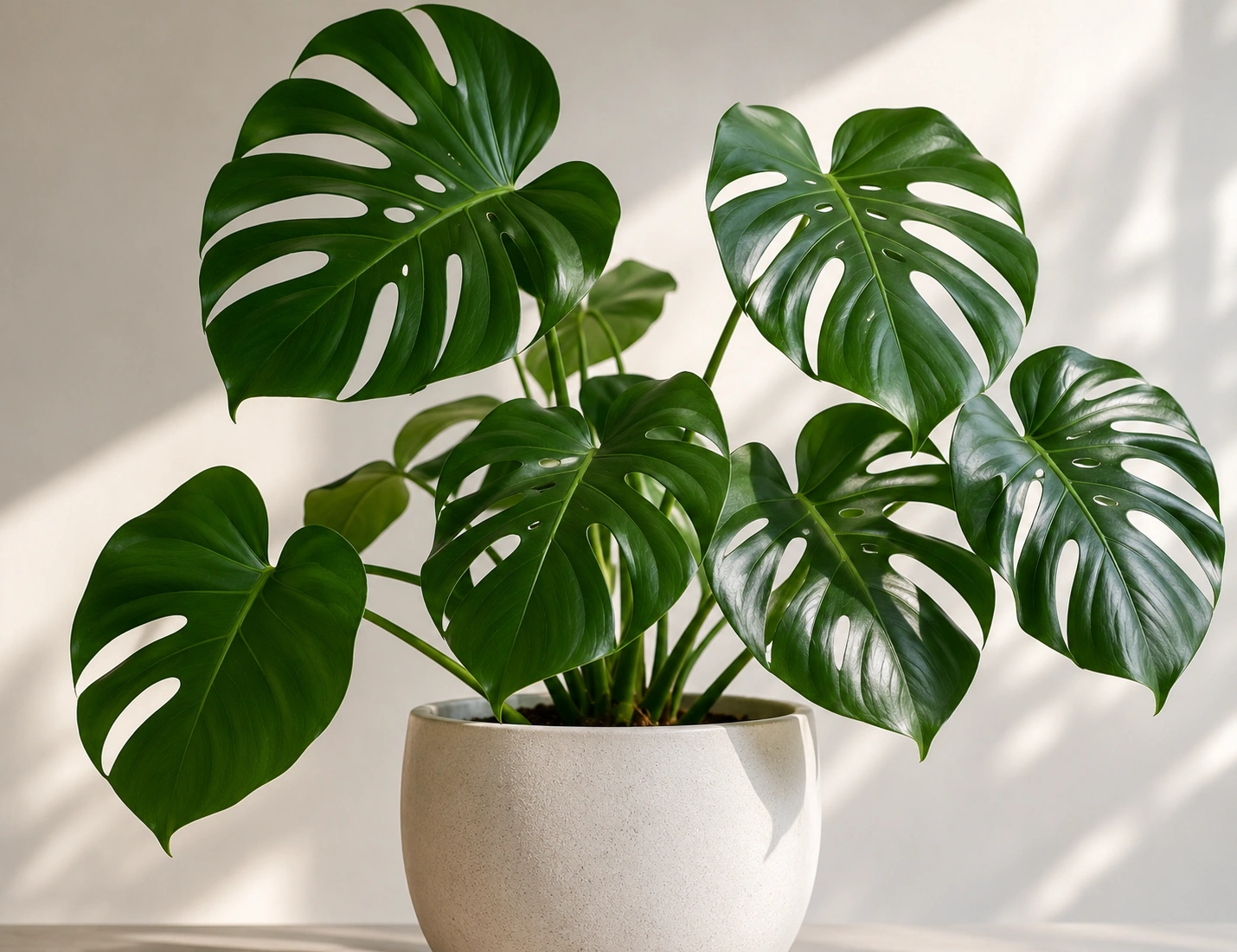 Monstera deliciosa indoor plant